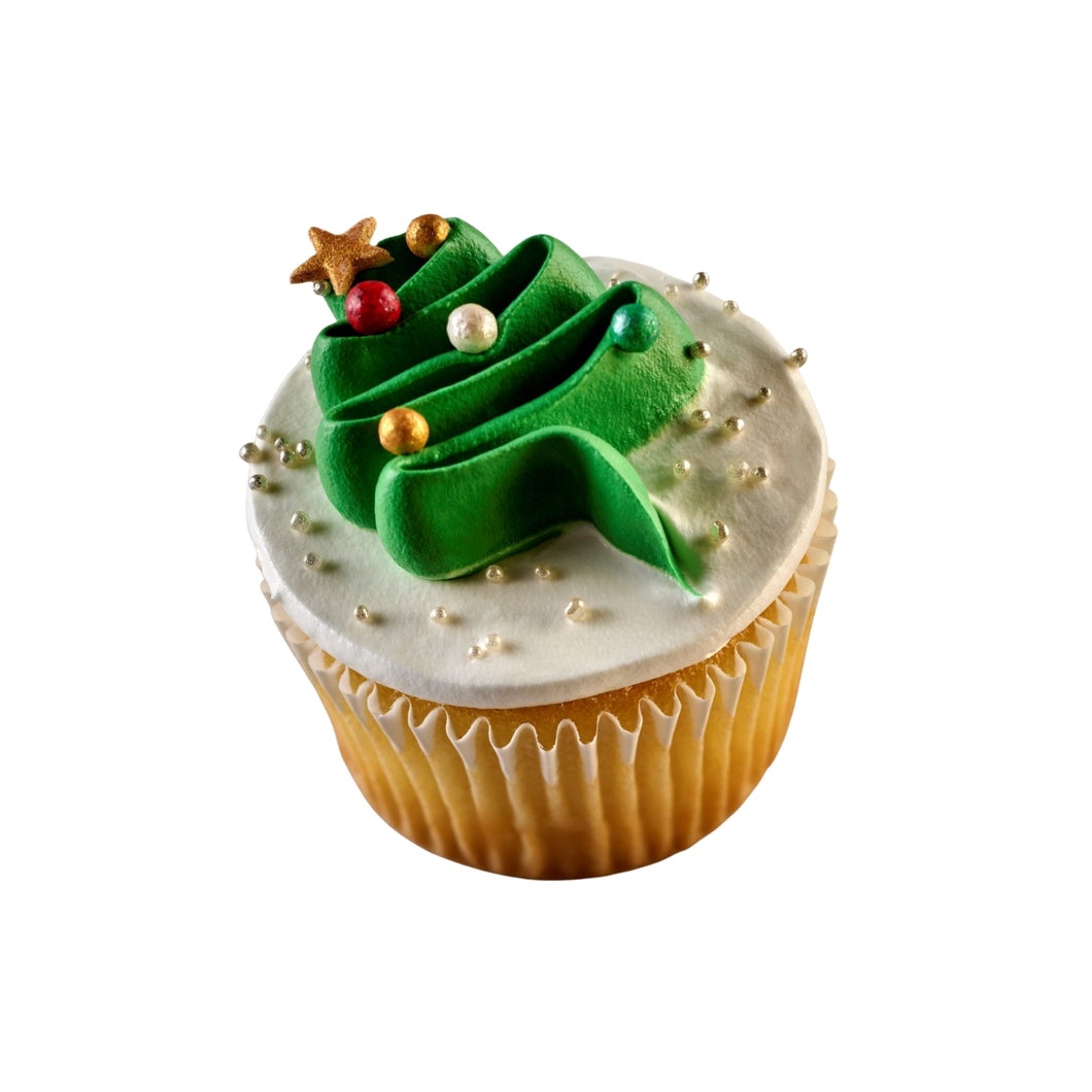 Christmas Tree Cupcakes