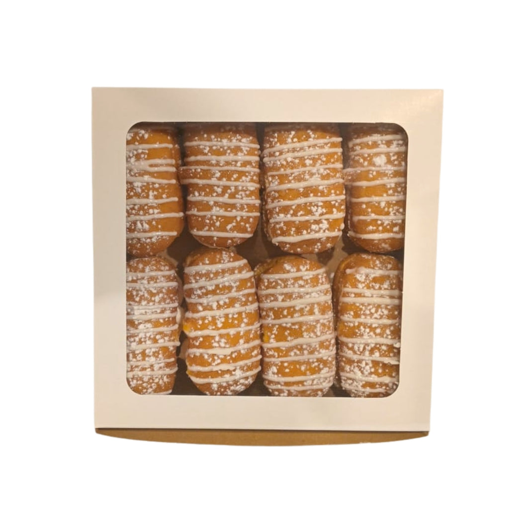 Crispy Crème Filled Long John Donuts