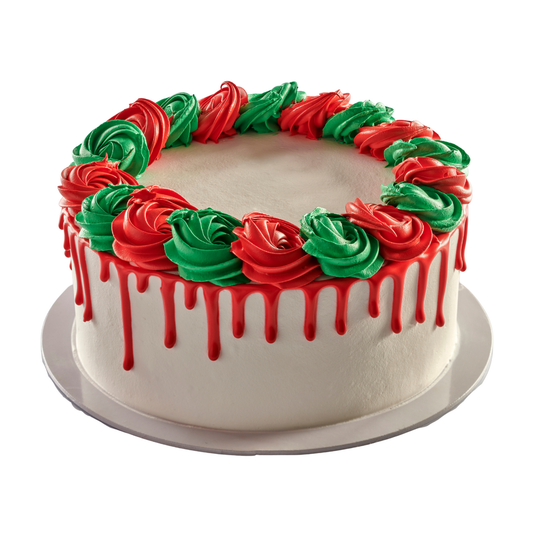 Christmas Drip Cake